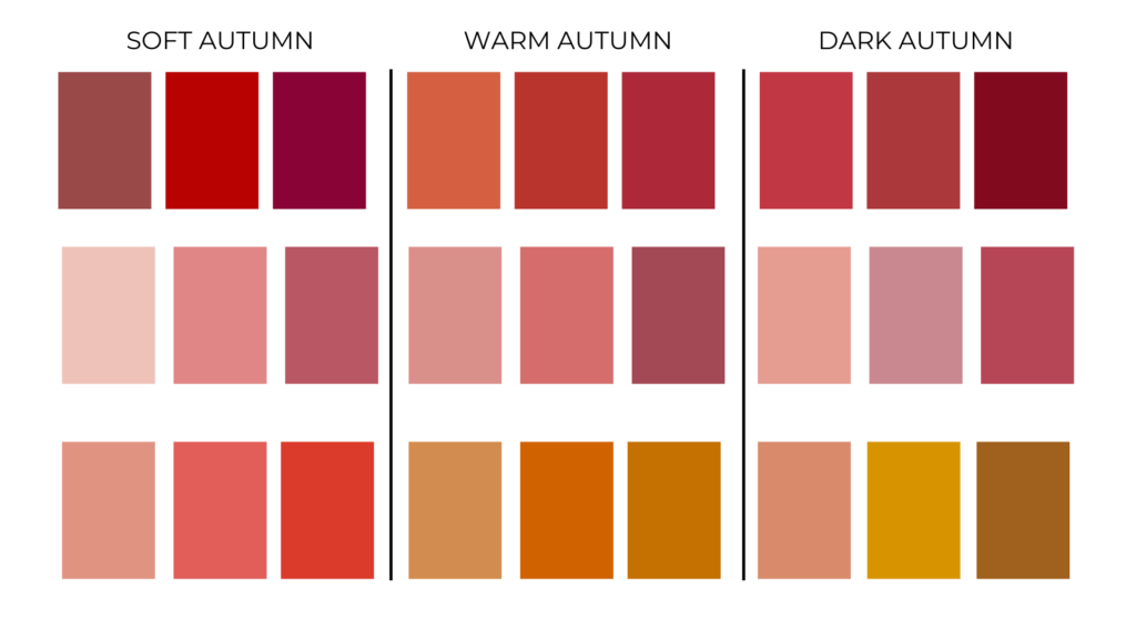 deep autumn color palette