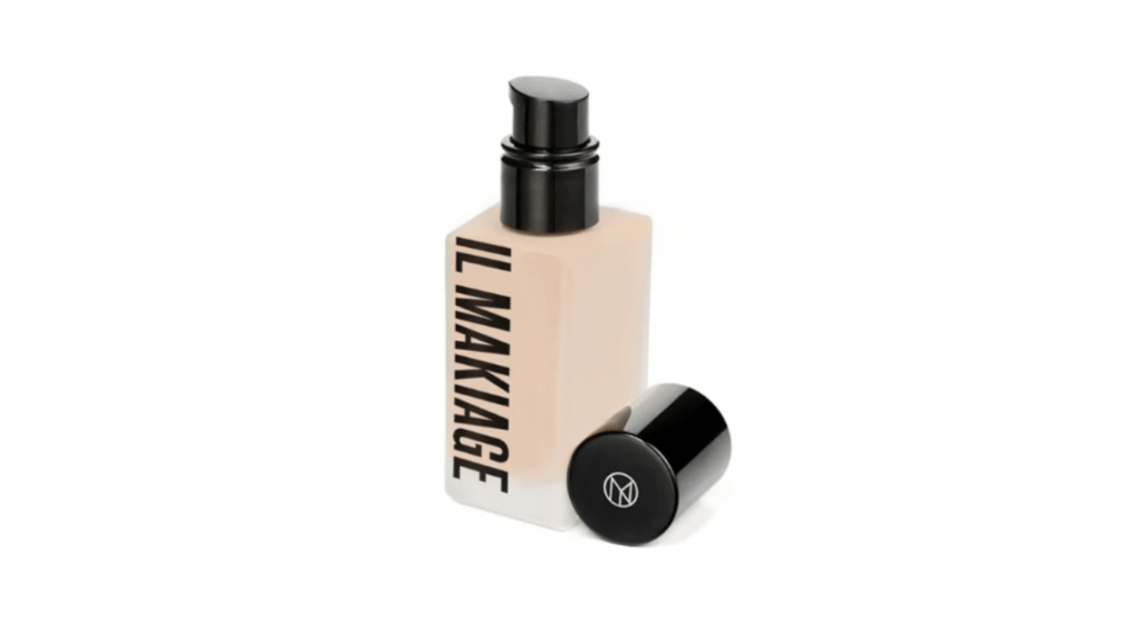 Foundation bottle in winter color type shades