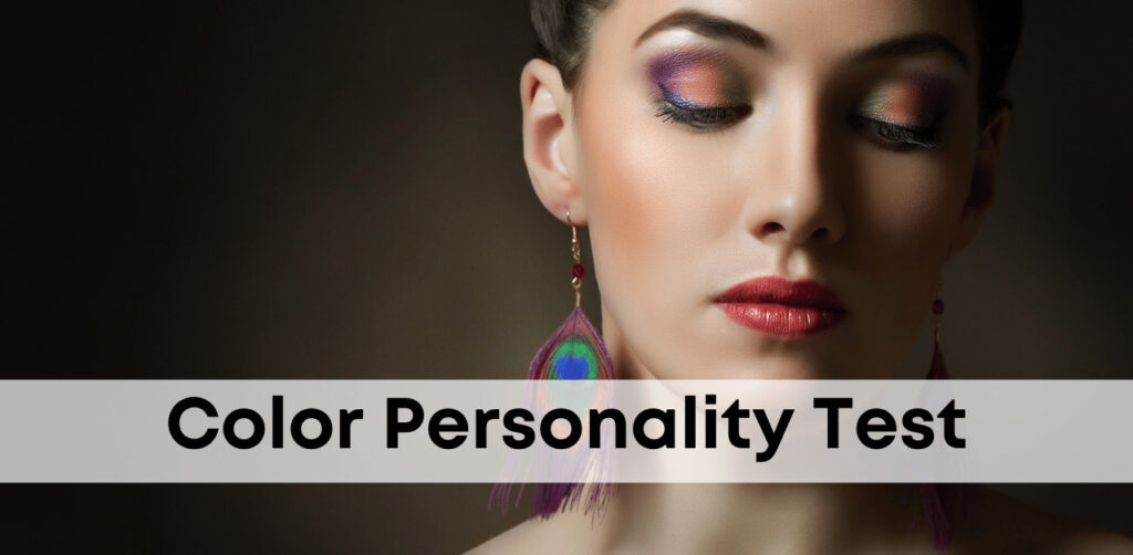 Woman in Makeup Colors for Color Personality Test