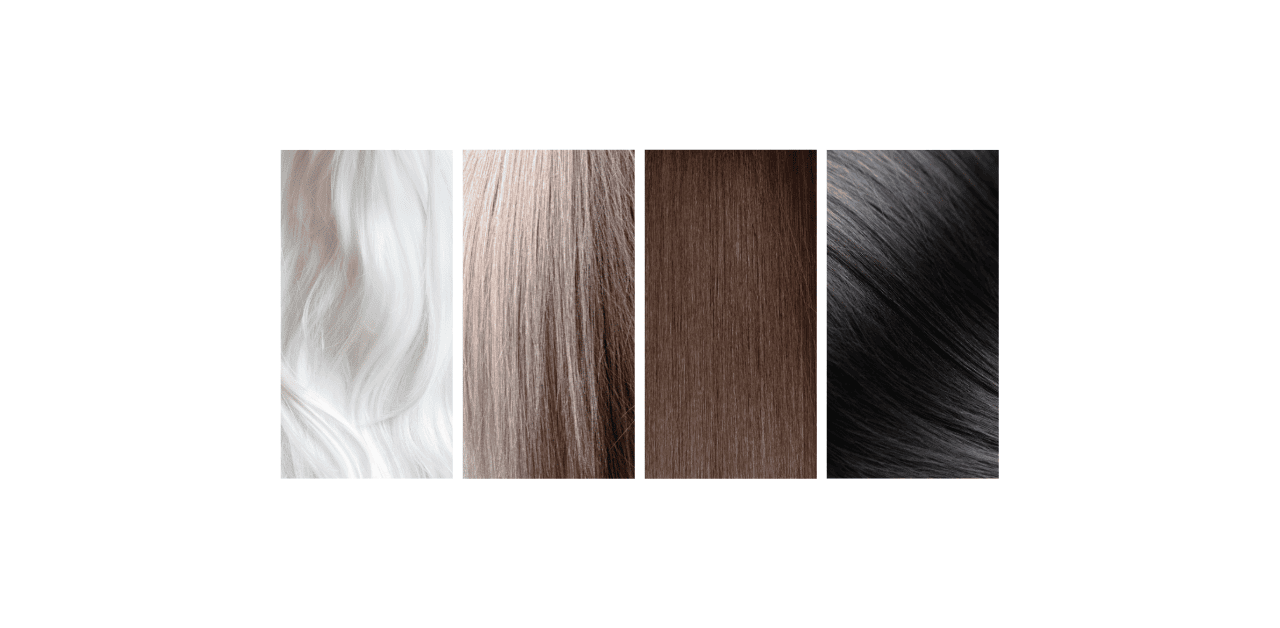 4 shade options for cool skin tone hair colors