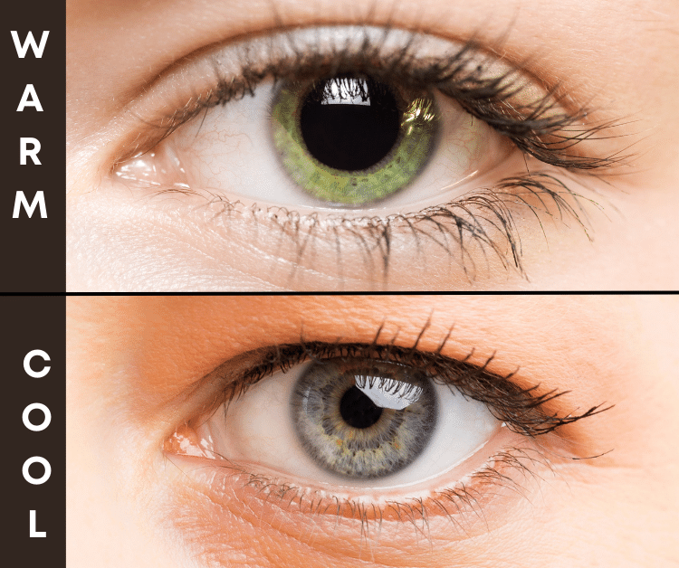 warm green eyes vs neutral green eyes spring eyes and summer eyes