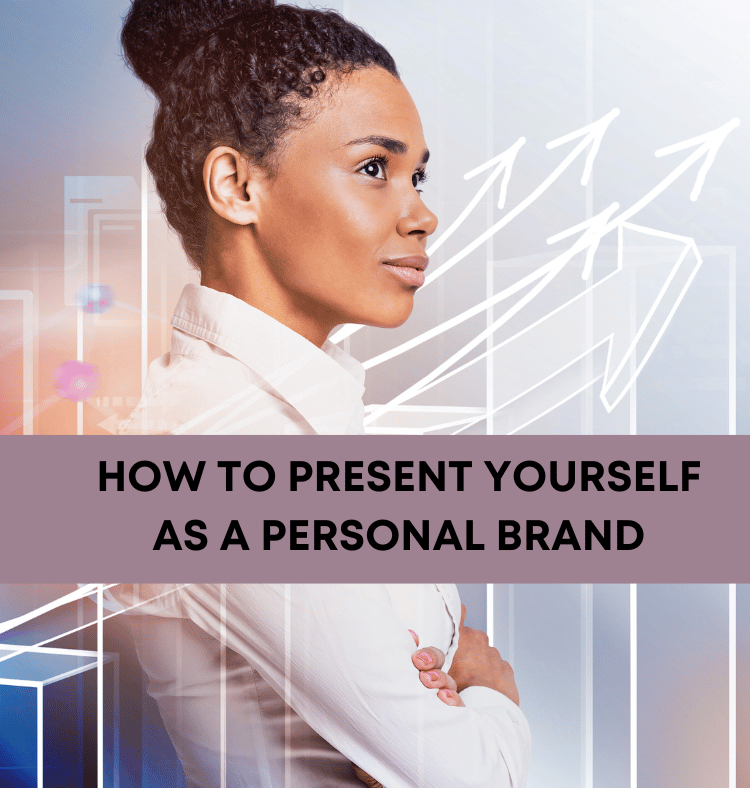 Woman learning how to present herself as a personal brand