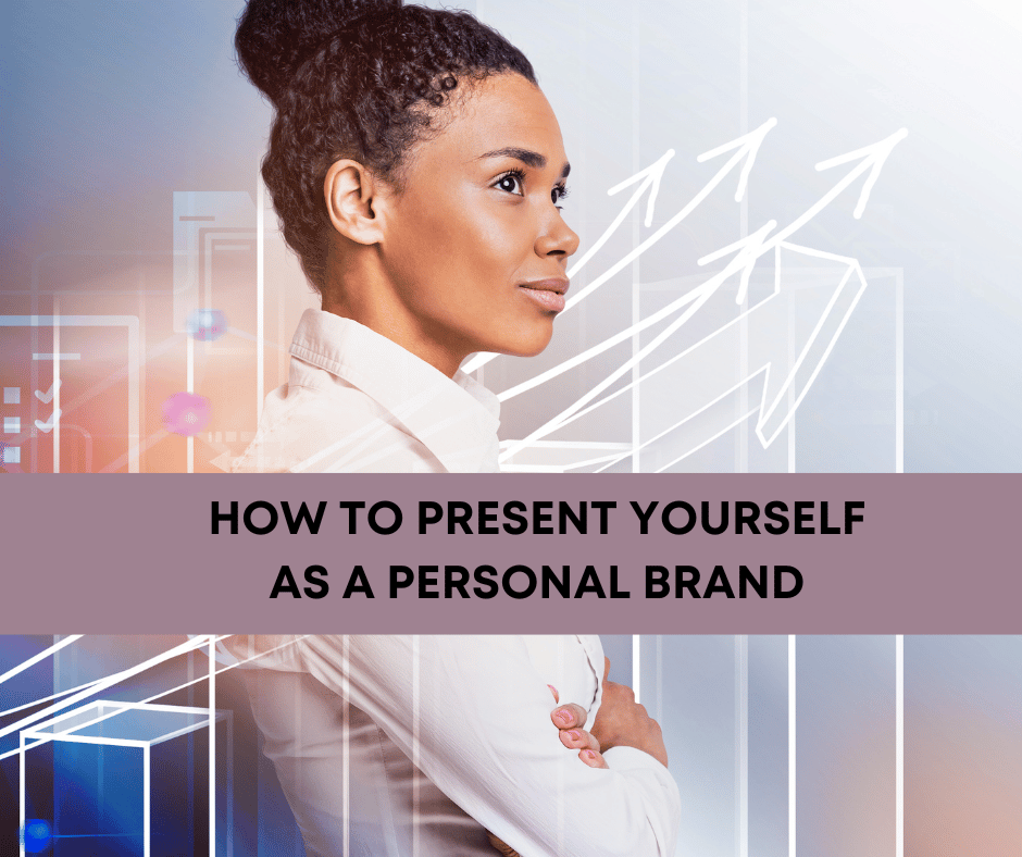 Woman learning how to present herself as a personal brand