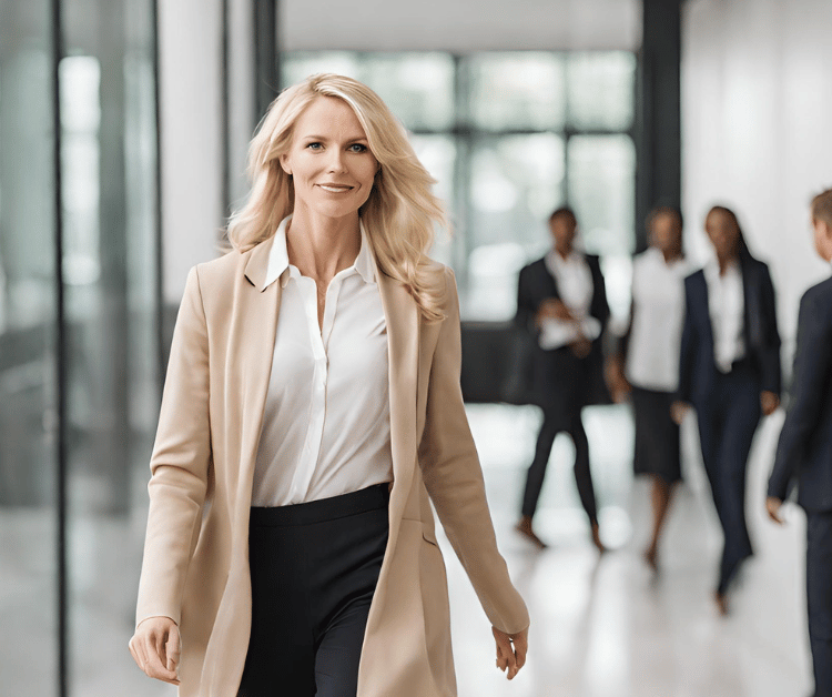 Confident Woman Personal Brand At Work