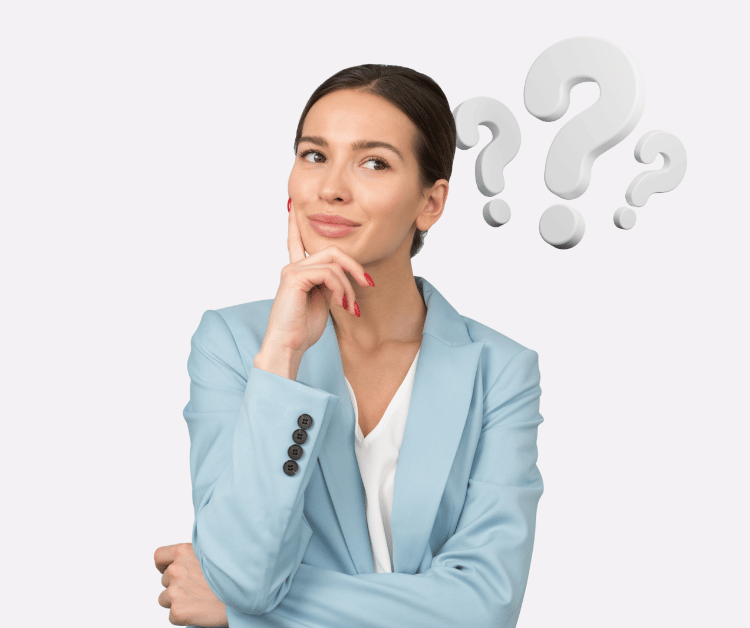 Women pondering questions to ask herself for personal growth