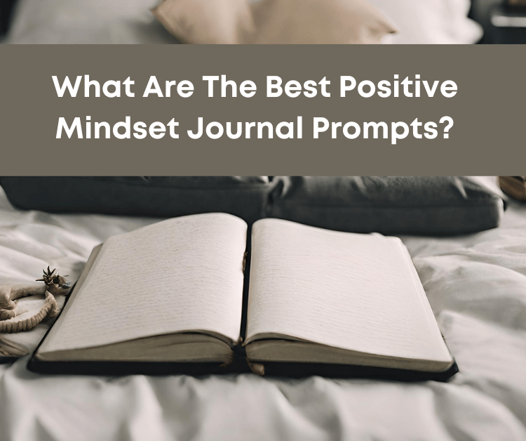 Mindset Journal on a bed for prompts