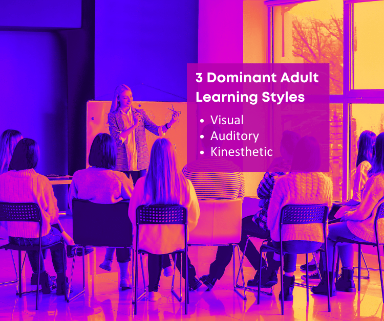 dominant adult learning styles in action