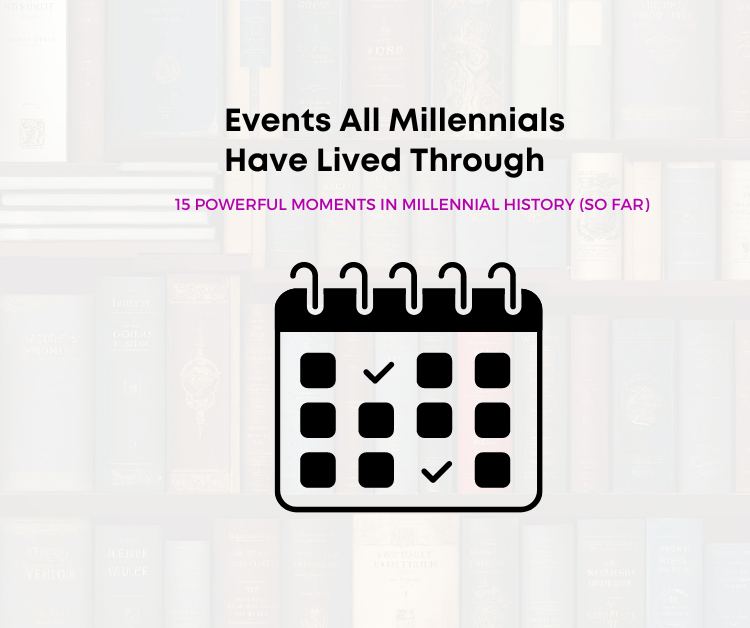 graphic for millennial events in history