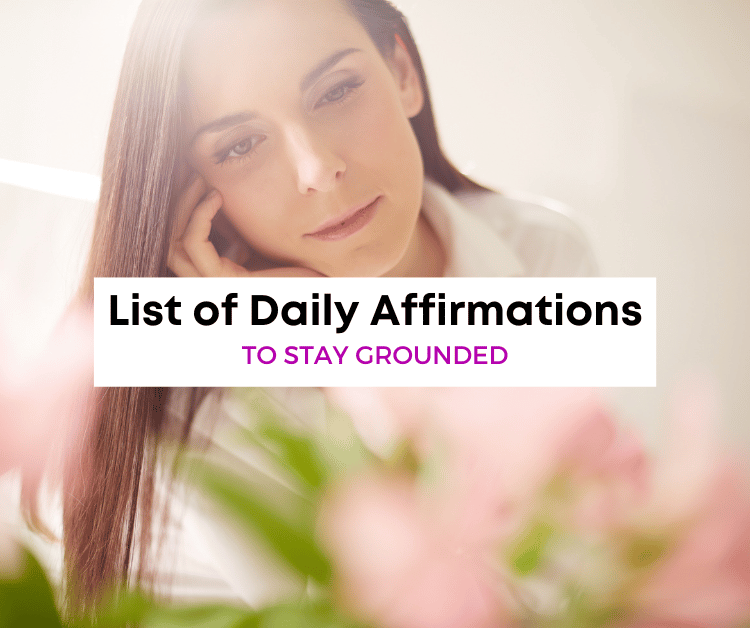 Woman thinking about daily affirmations