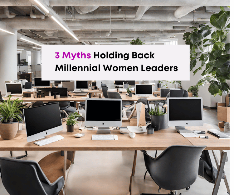 Millennial Women Leader Workspace