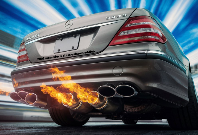 2001 mercedes s-class exhaust addicts