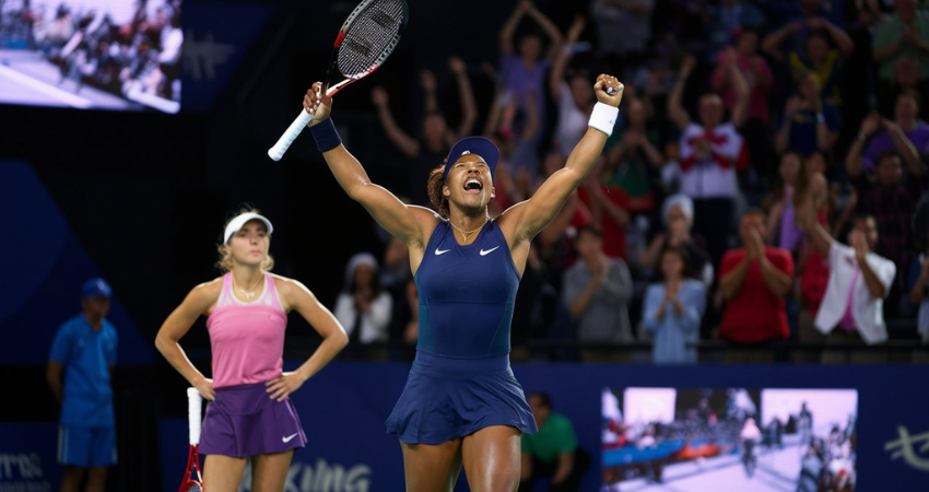 coco gauff beats maria sakkari in beijing quarterfinals.